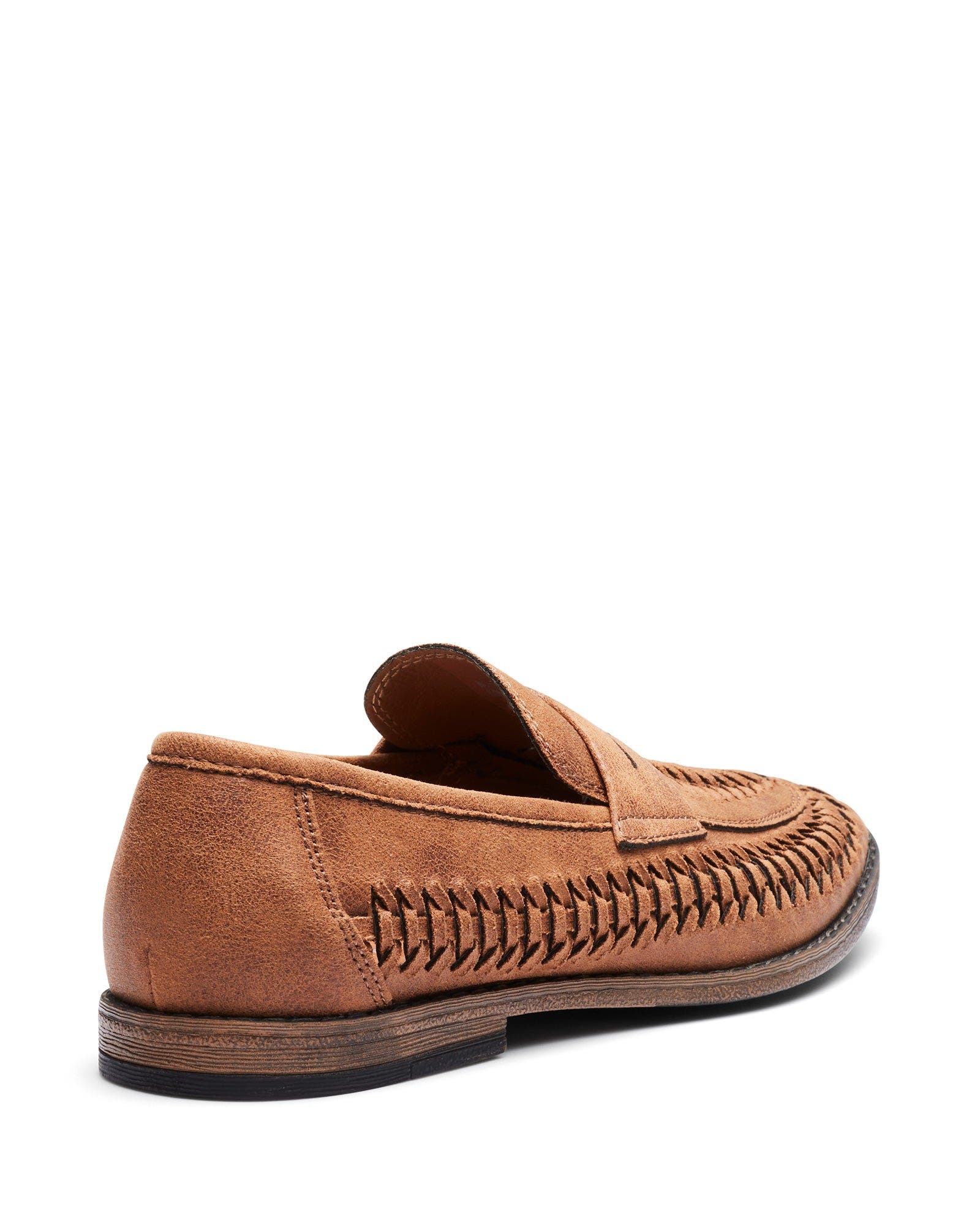 Uncut LOVETT Almond Toe Huarache, Alternate, color, Natural Nubuck Pu