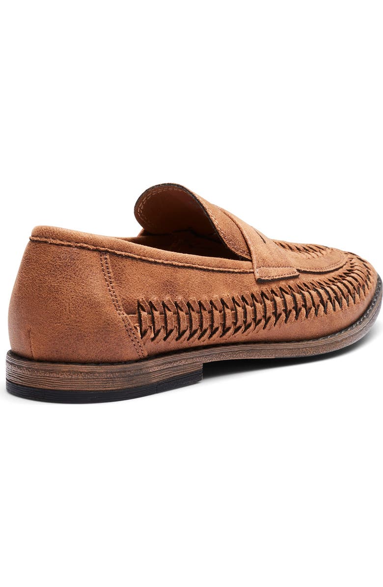 Uncut LOVETT Almond Toe Huarache, Alternate, color, Natural Nubuck Pu