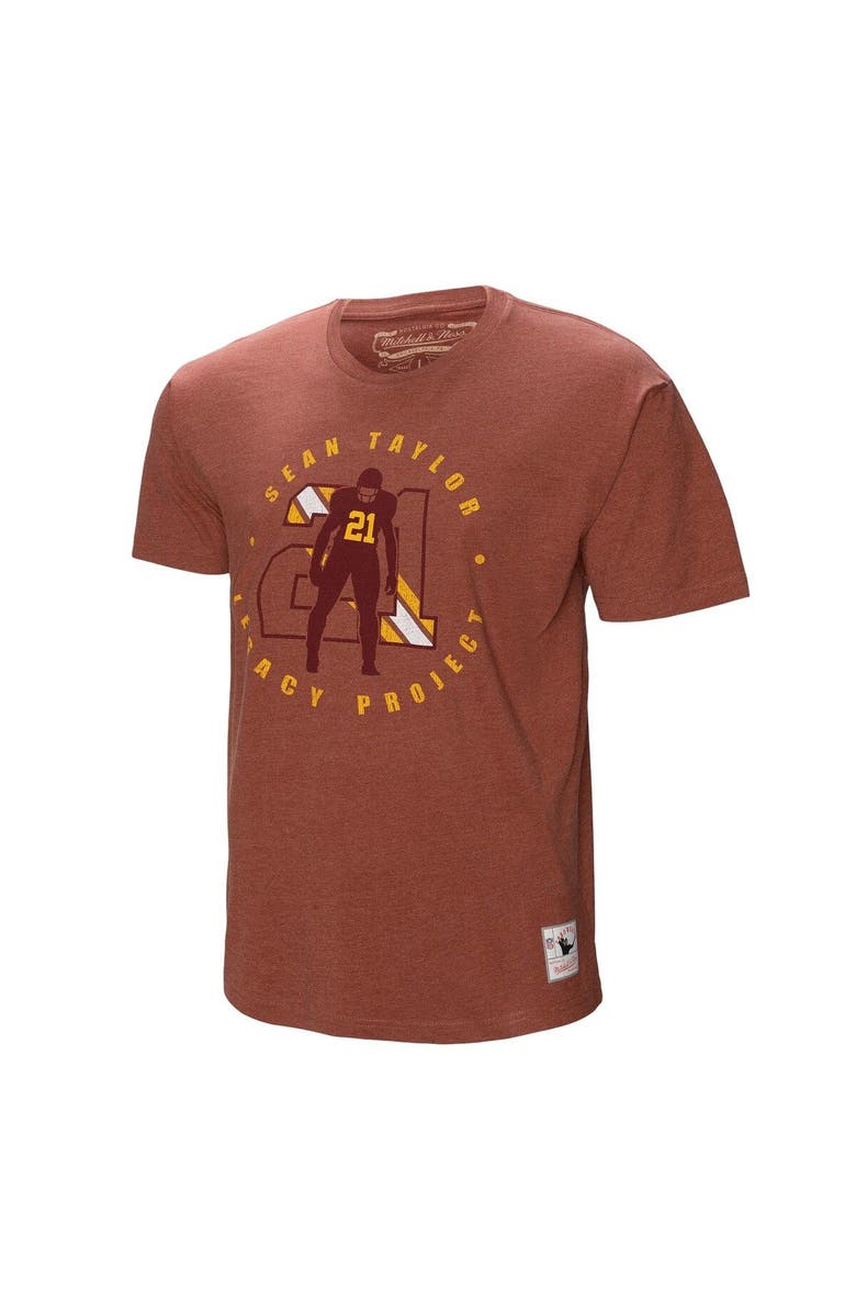 Mitchell & Ness Men's Mitchell & Ness Burgundy Washington Commanders Sean Taylor Legacy Project T-Shirt, Alternate, color, 