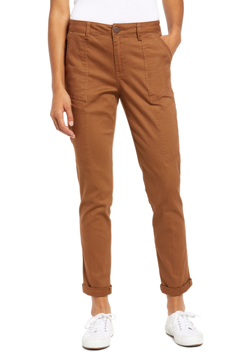 Wit & Wisdom Flex-ellent High Waist Cargo Pants, Main, color,