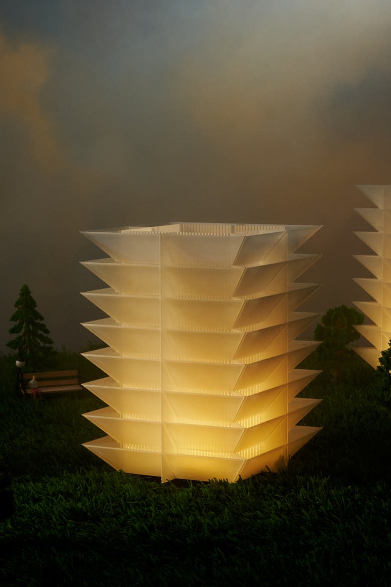 Cordless Pagoda Lamp, Alternate, color, Natural