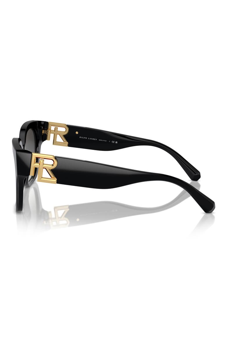 55mm Ricky Oversize Gradient Butterfly Sunglasses, Alternate, color, BLACK / GREY GRADIENT