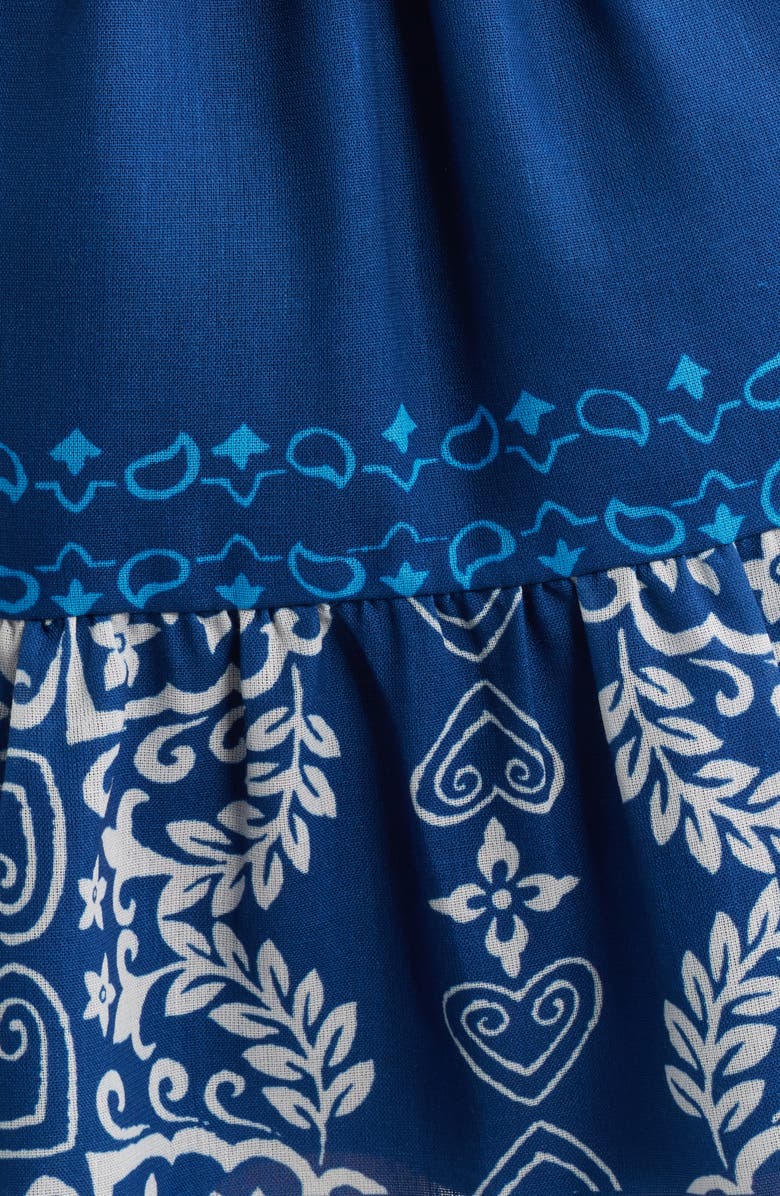 CIEBON Anise Placed Print Minidress, Alternate, color, Navy Multi