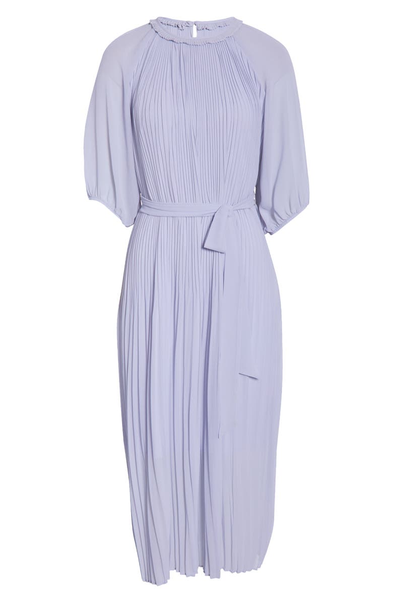 MELLODAY Pleated Long Sleeve Dress, Alternate, color,