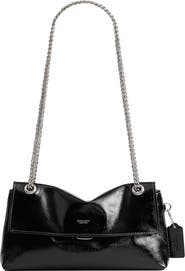 COACH Chelsea 26 Glazed Leather Shoulder Bag