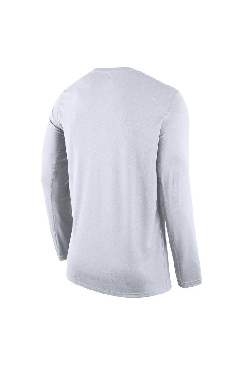 Men's Nike White Brooklyn Nets 2022/23 Legend On-Court Practice Performance Long Sleeve T-Shirt, Alternate, color, White