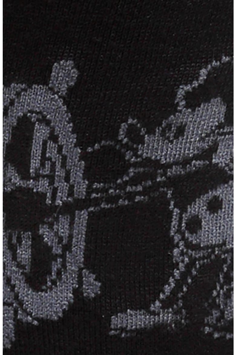 Mickey Mouse Steamboat Willie Socks & Lapel Pin Gift Set, Alternate, color, BLACK MULTI