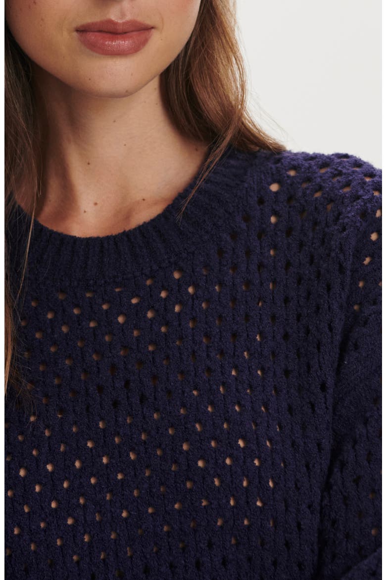 Grady Bouclé Sweater, Alternate, color, EVENING BLUE