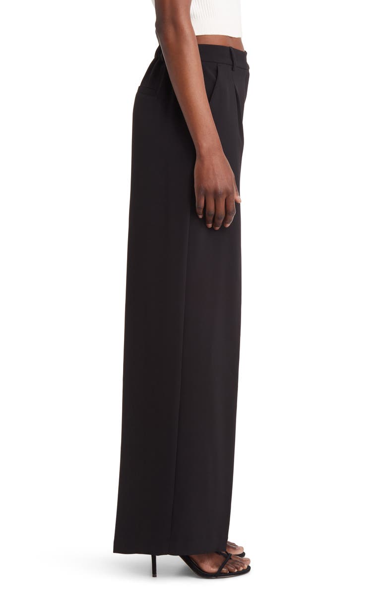 Open Edit Wide Leg Work Pants, Alternate, color, 