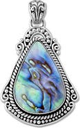 SAMUEL B. Sterling Silver and Abalone Pear Pendant