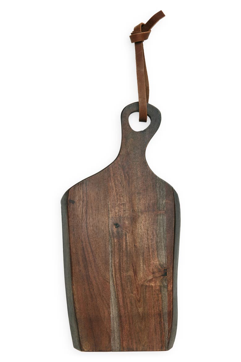 Acacia Wood Serving Board, Main, color, EBONY WASH ACACIA