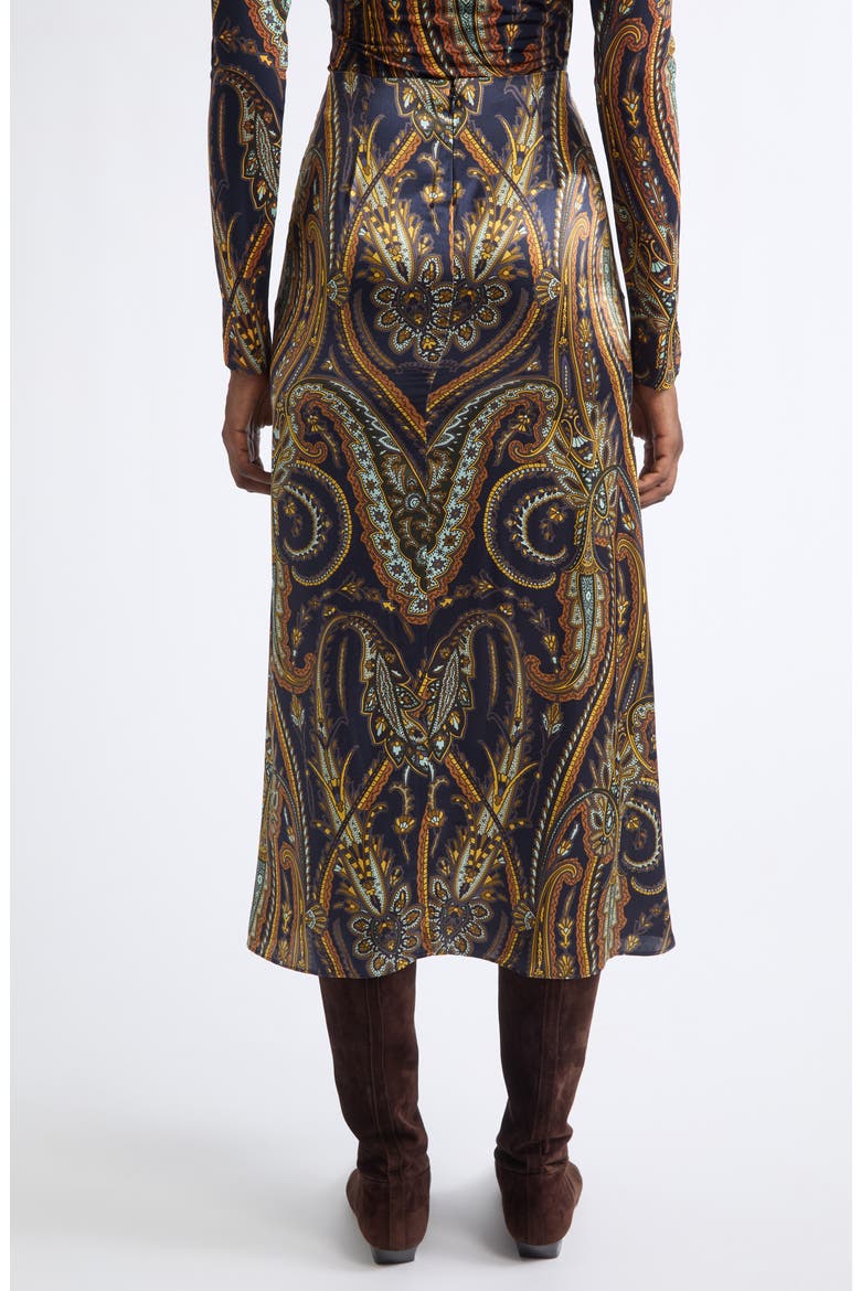 Paisley Print Midi Skirt, Alternate, color, PRINTED BLUE BASE