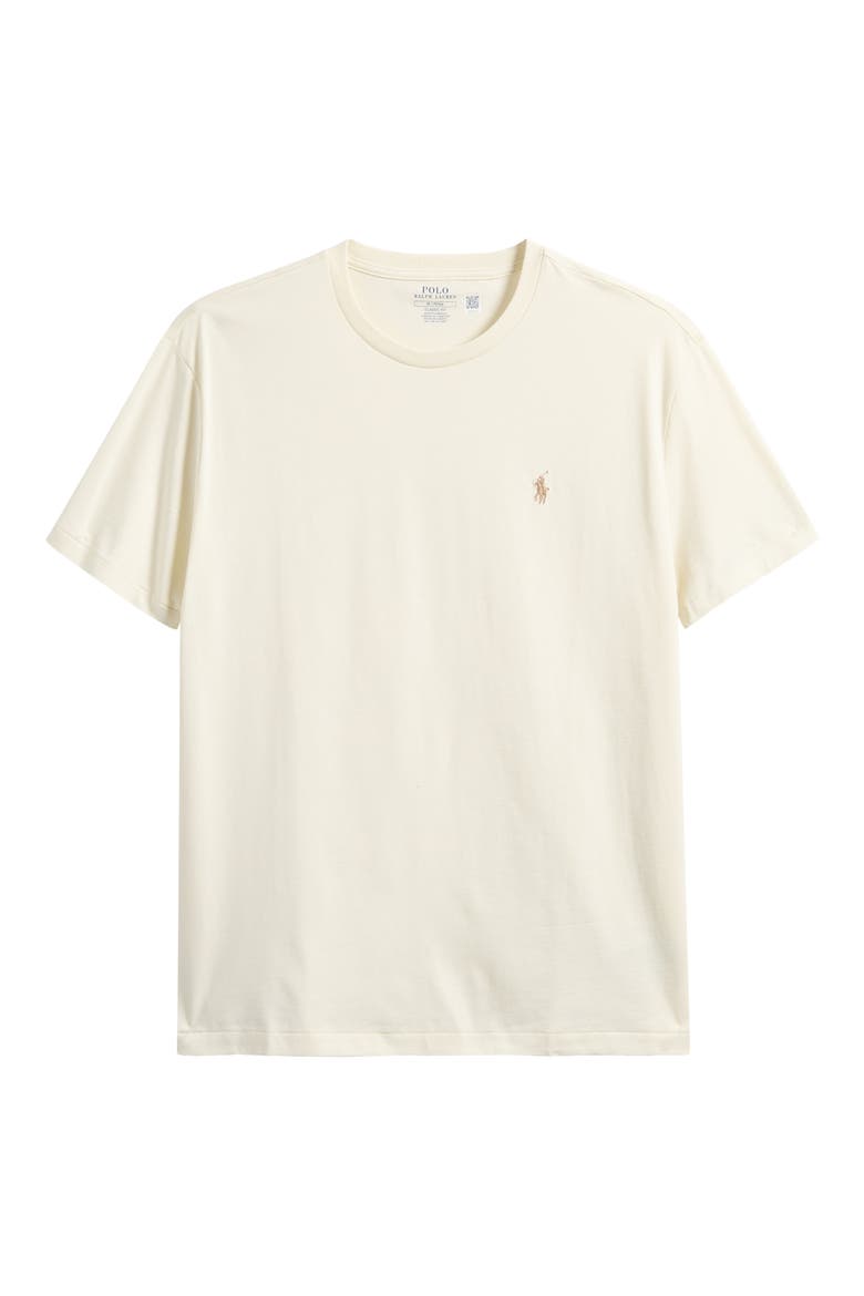 Classic Fit Jersey Crewneck T-Shirt, Alternate, color, PARCHMENT CREAM