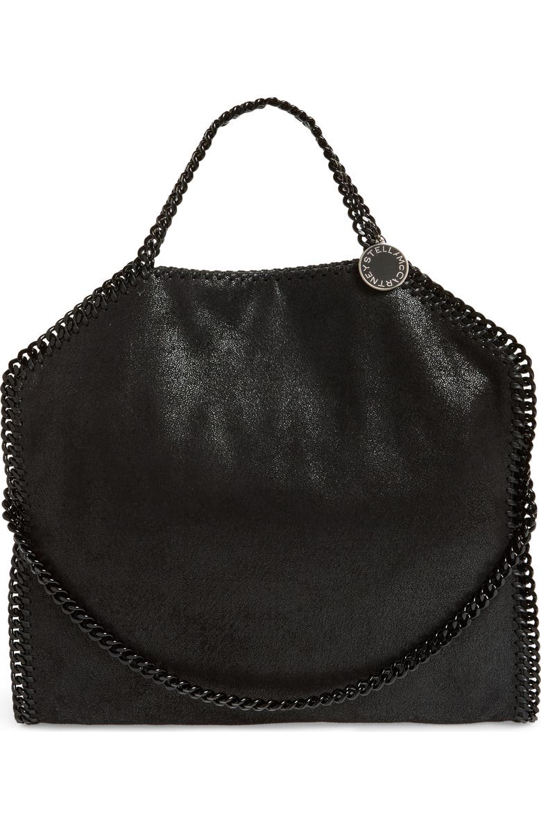 Stella McCartney Falabella Shaggy Deer Faux Leather Tote, Main, color,