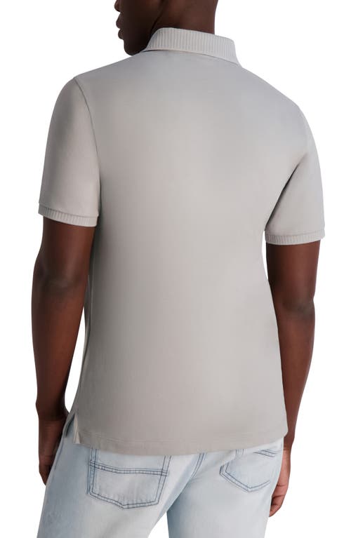 Karl Lagerfeld Paris Cotton Knit Polo