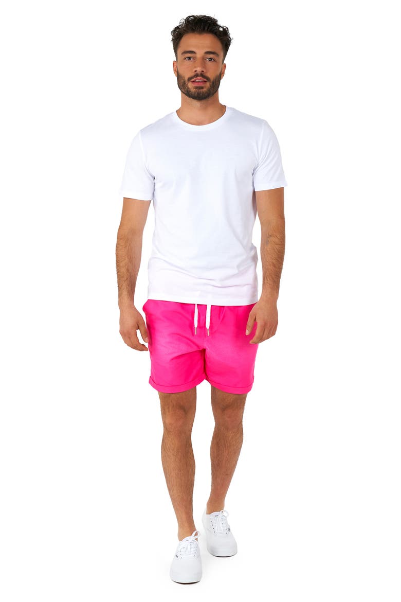 Funky Fade Summer Shirt & Shorts Set, Alternate, color, PINK