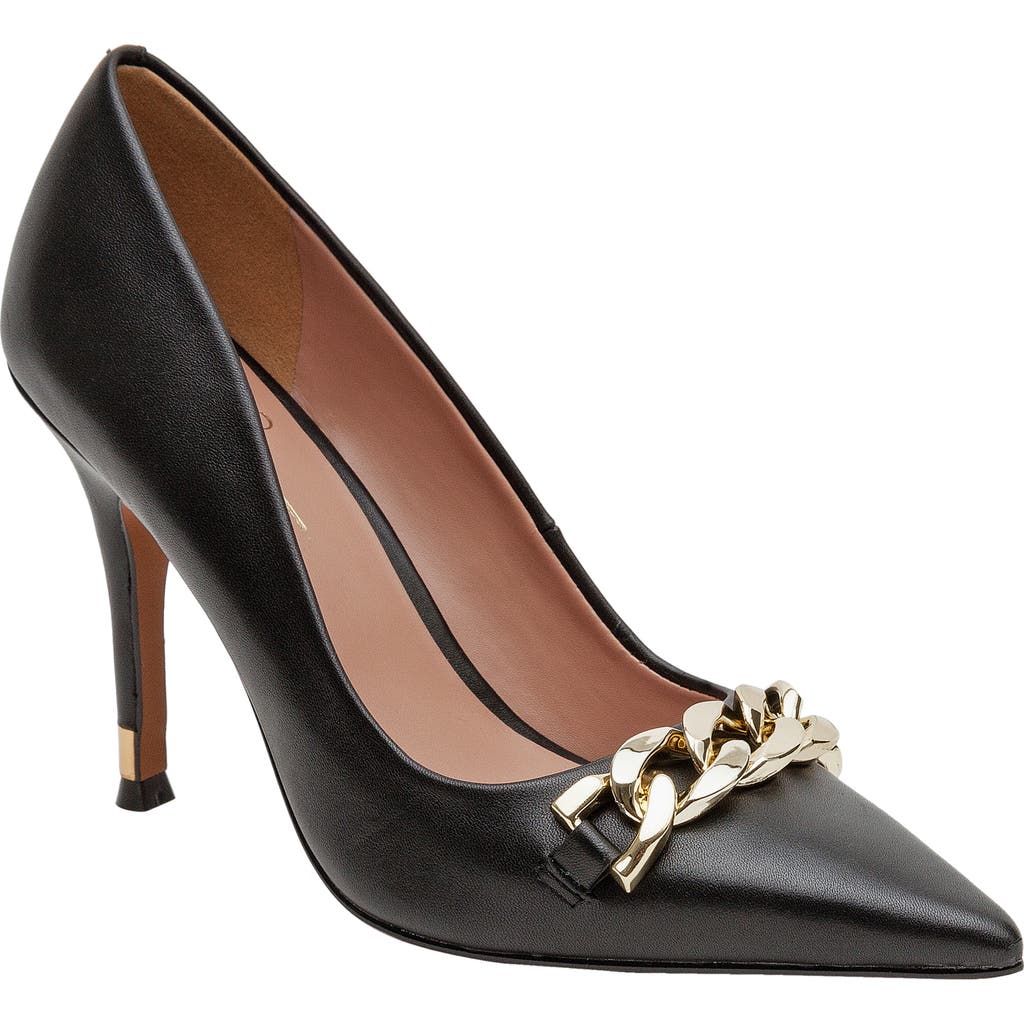 Linea Paolo Pandora Pointed Toe Pump In Black