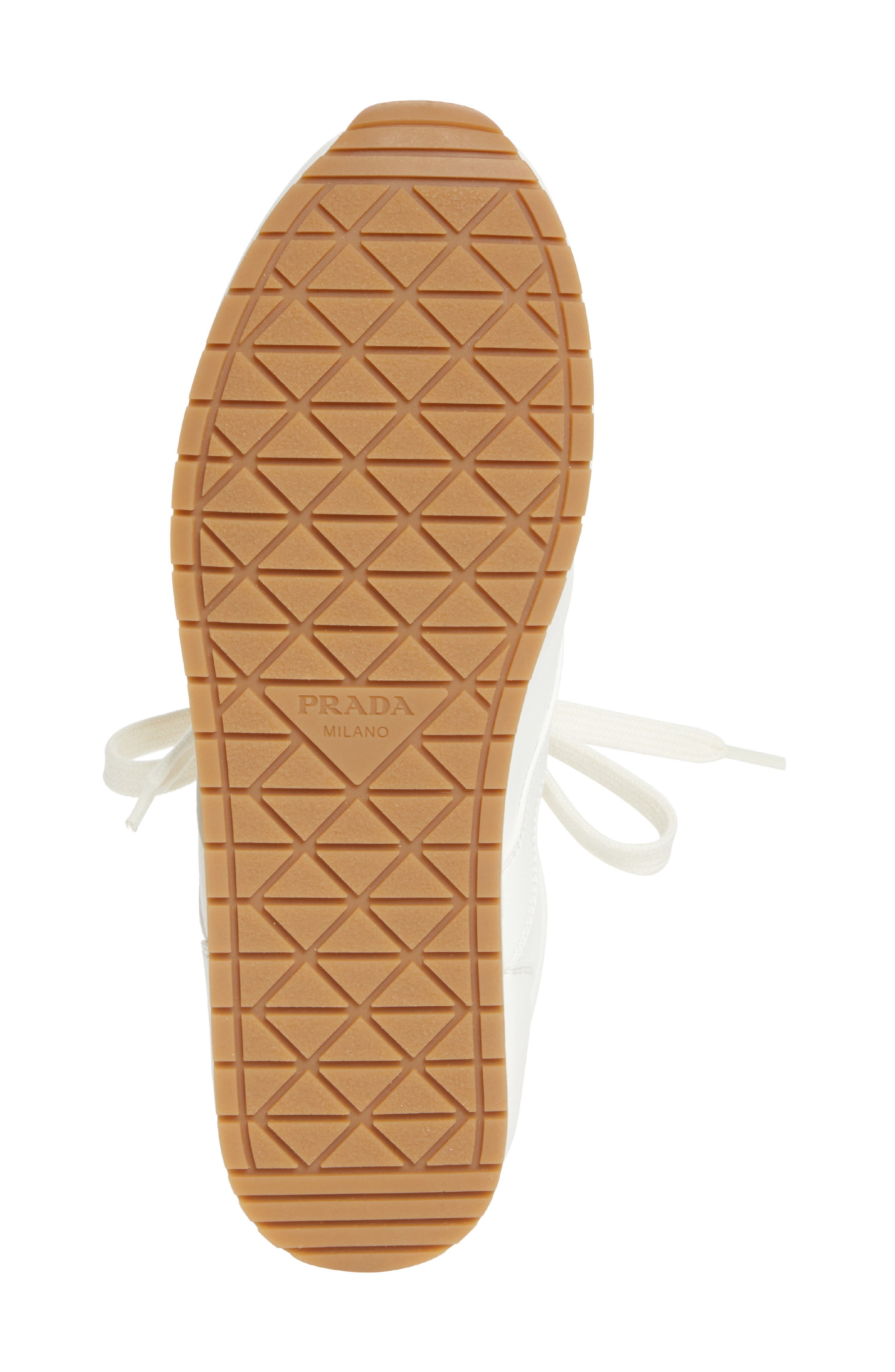 Prada Low Top Sneaker, Alternate, color, Avorio