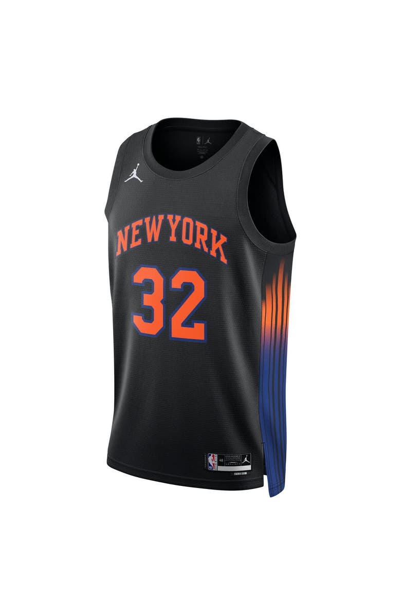 Jordan Brand Unisex Jordan Brand Karl-Anthony Towns Black New York Knicks Swingman Jersey - Statement Edition, Alternate, color, Black