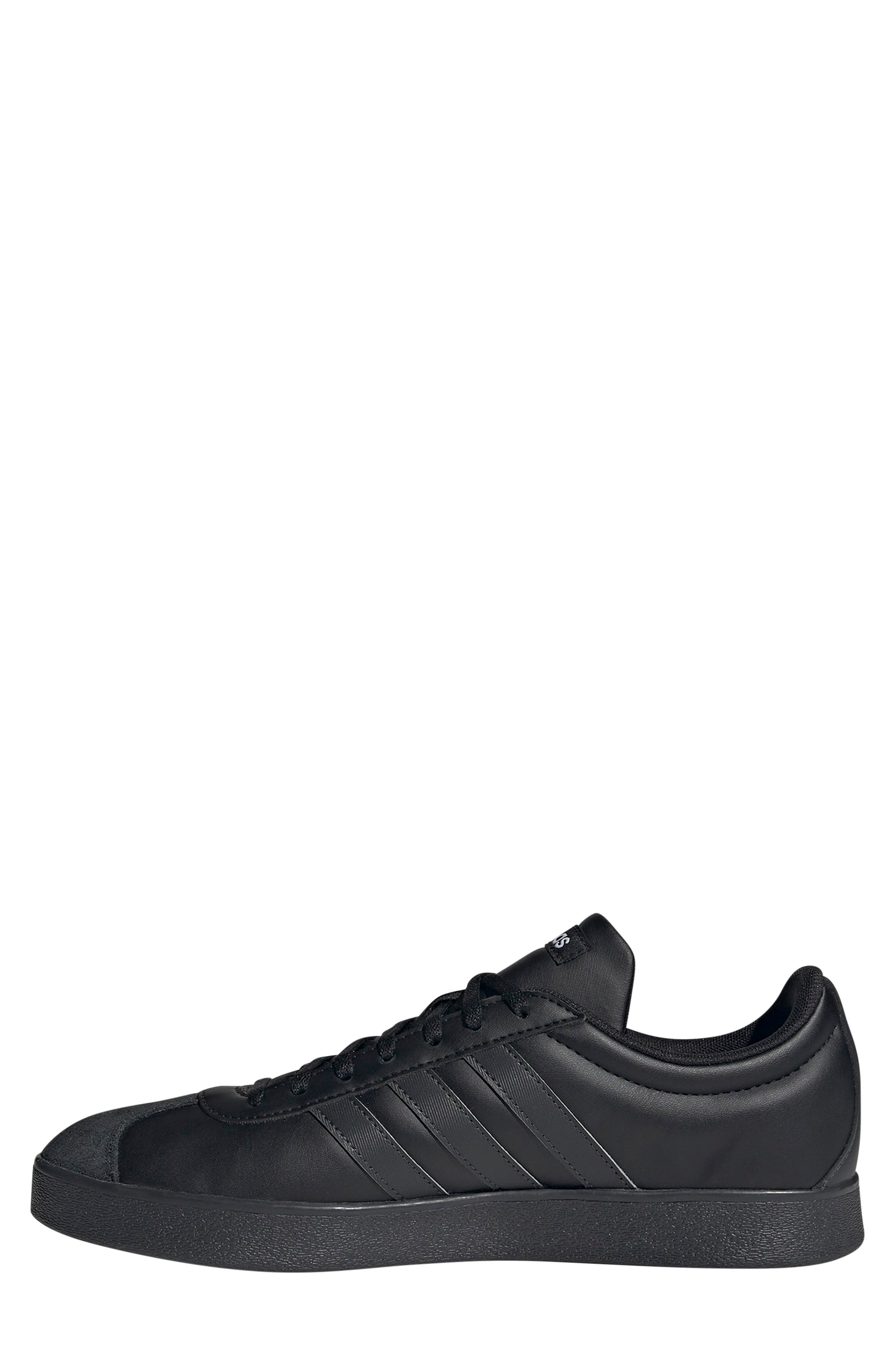 adidas Gender Inclusive VL Court 3.0 Sneaker, Alternate, color, Black/ Carbon/ Green