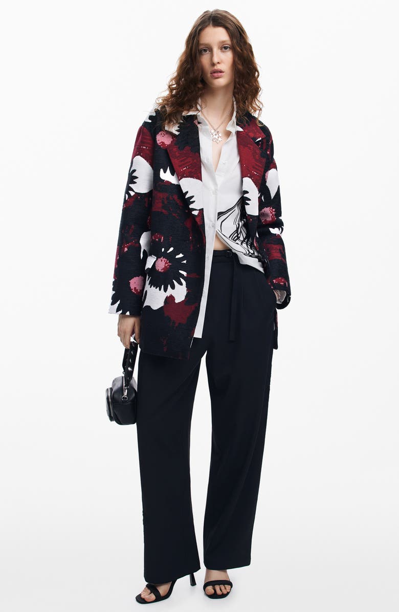 Desigual Daisy Jacquard Blazer, Alternate, color, 