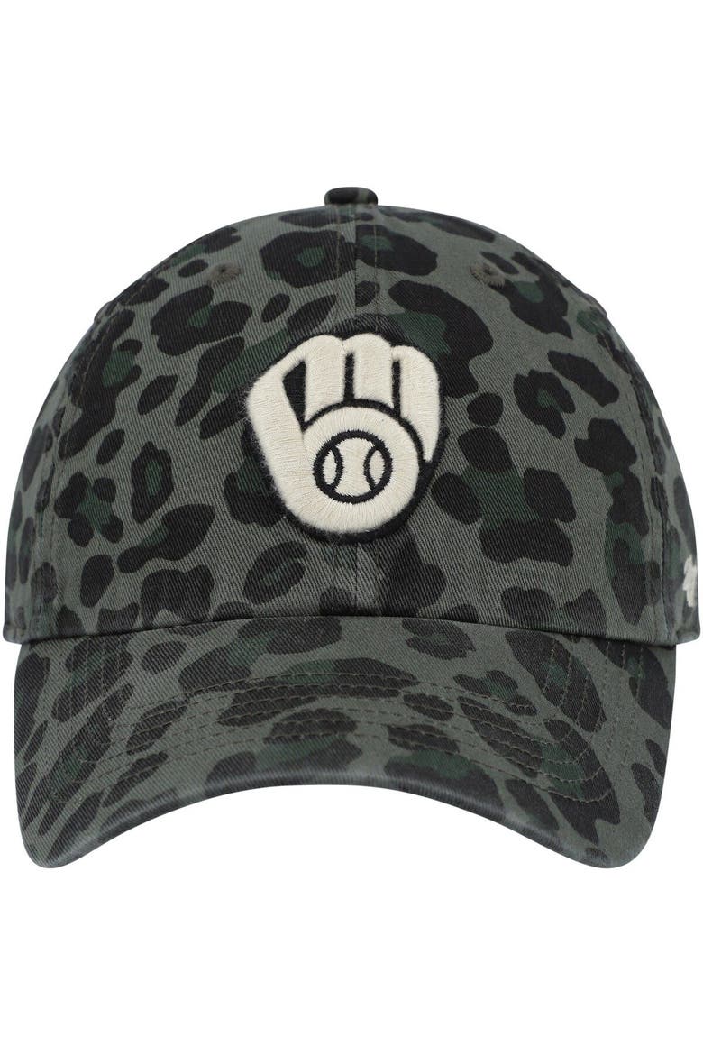 Women's '47 Green Milwaukee Brewers Bagheera Clean Up Adjustable Hat, Alternate, color, Green