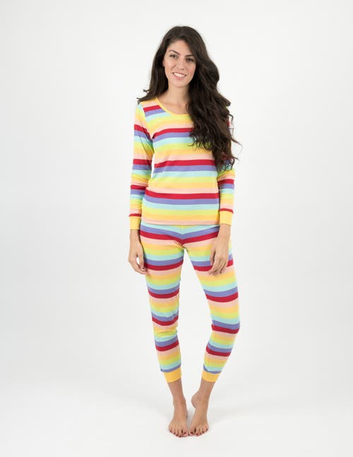 Leveret Cotton Striped Matching Family Pajamas In Multi
