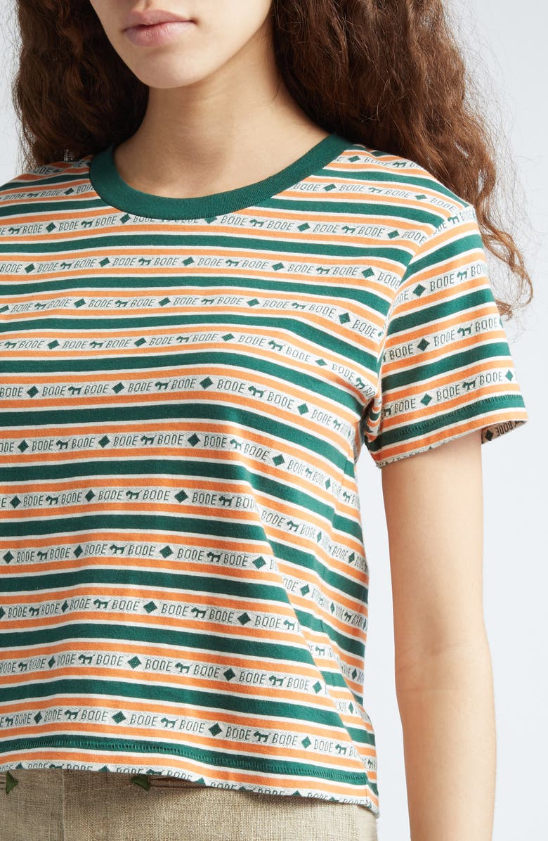 Bode Scottie Jacquard T-Shirt, Alternate, color, 