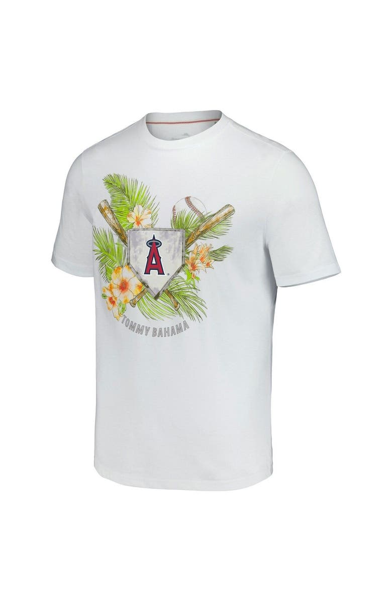 Tommy Bahama Men's Tommy Bahama  White Los Angeles Angels Island League T-Shirt, Alternate, color, 
