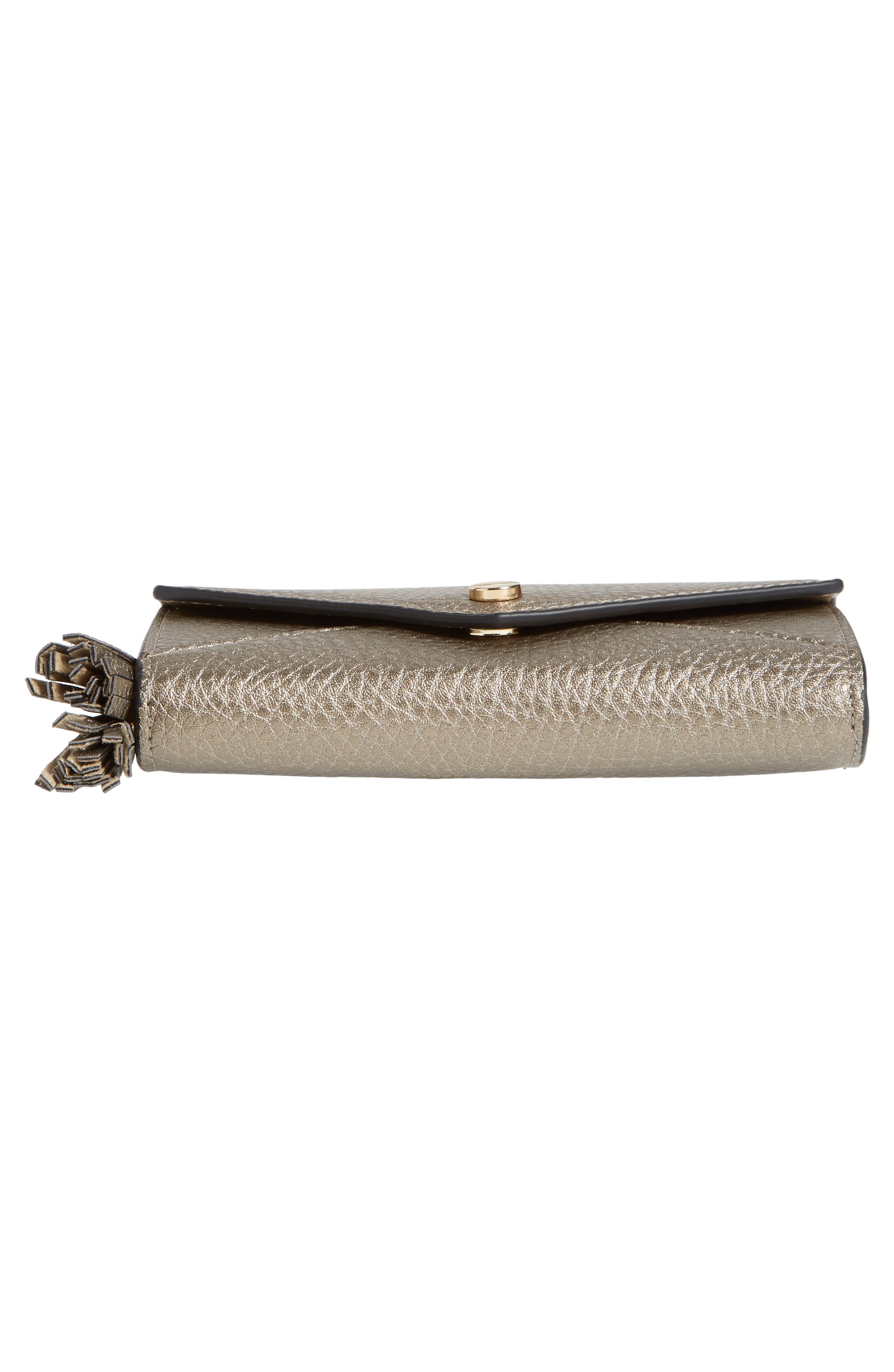 Mali + Lili Tassel Convertible Vegan Leather Envelope Clutch, Alternate, color, 