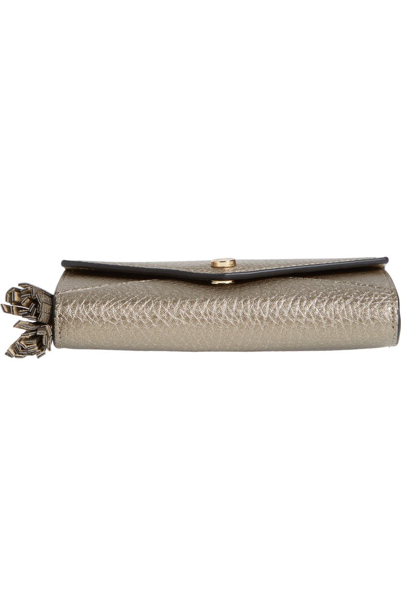 Mali + Lili Tassel Convertible Vegan Leather Envelope Clutch, Alternate, color,