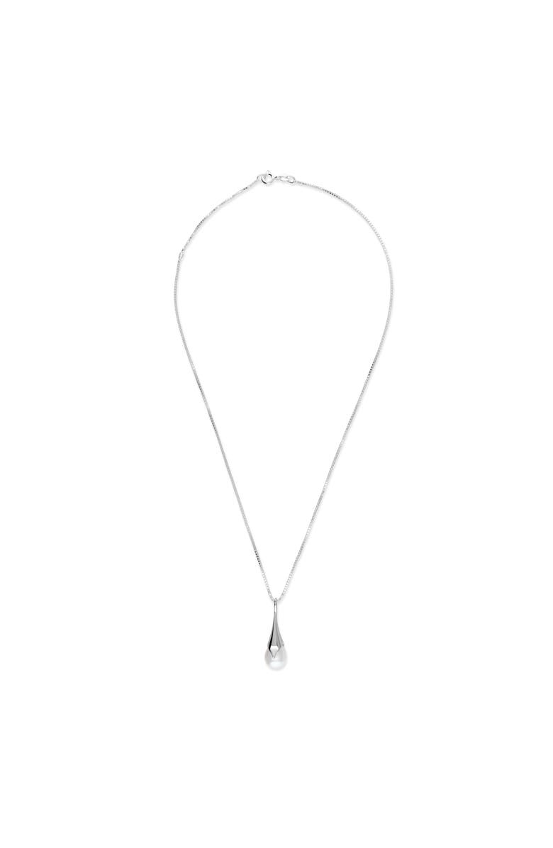 Lucy Quartermaine Royal Pearl Calla Lily Pendant, Alternate, color, Sterling Silver