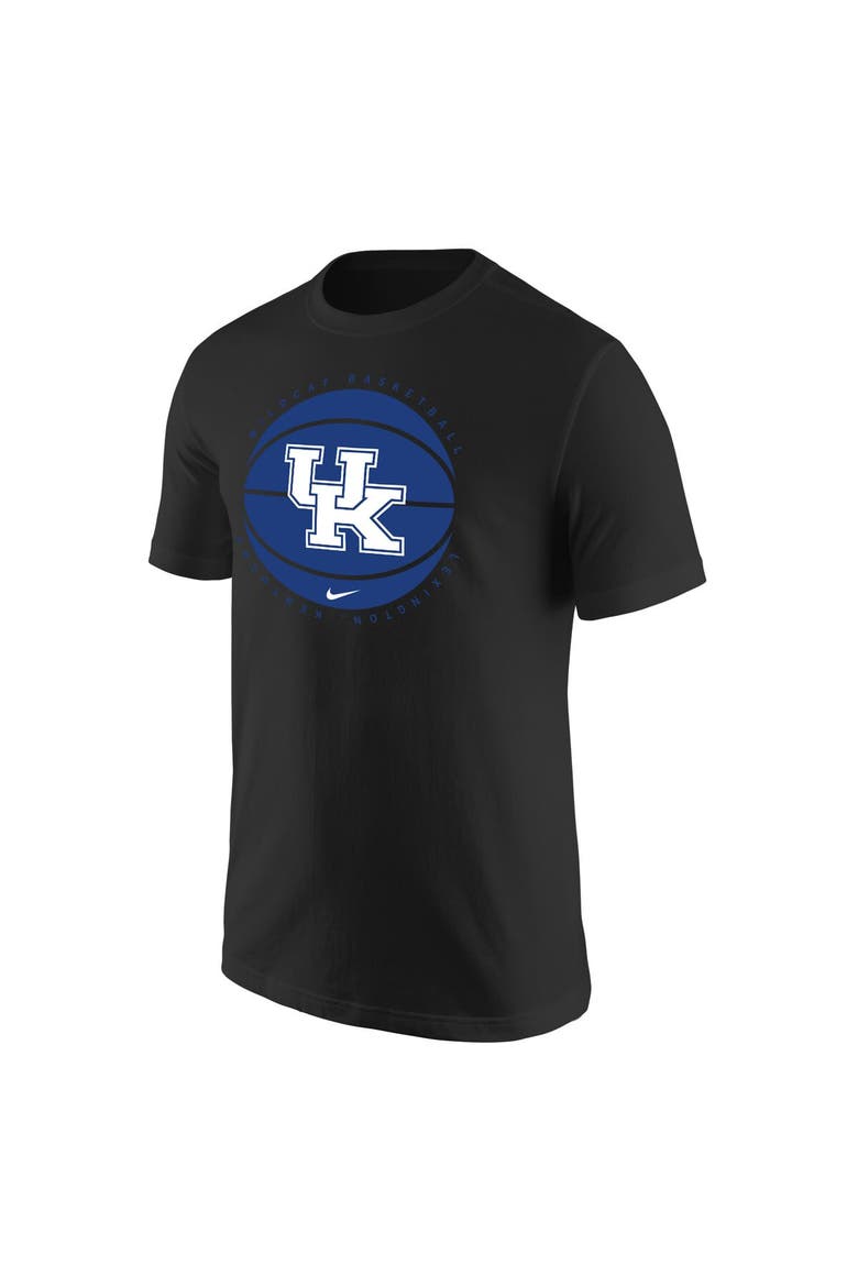 Men's Nike Black Kentucky Wildcats Basketball Logo T-Shirt, Alternate, color, Black