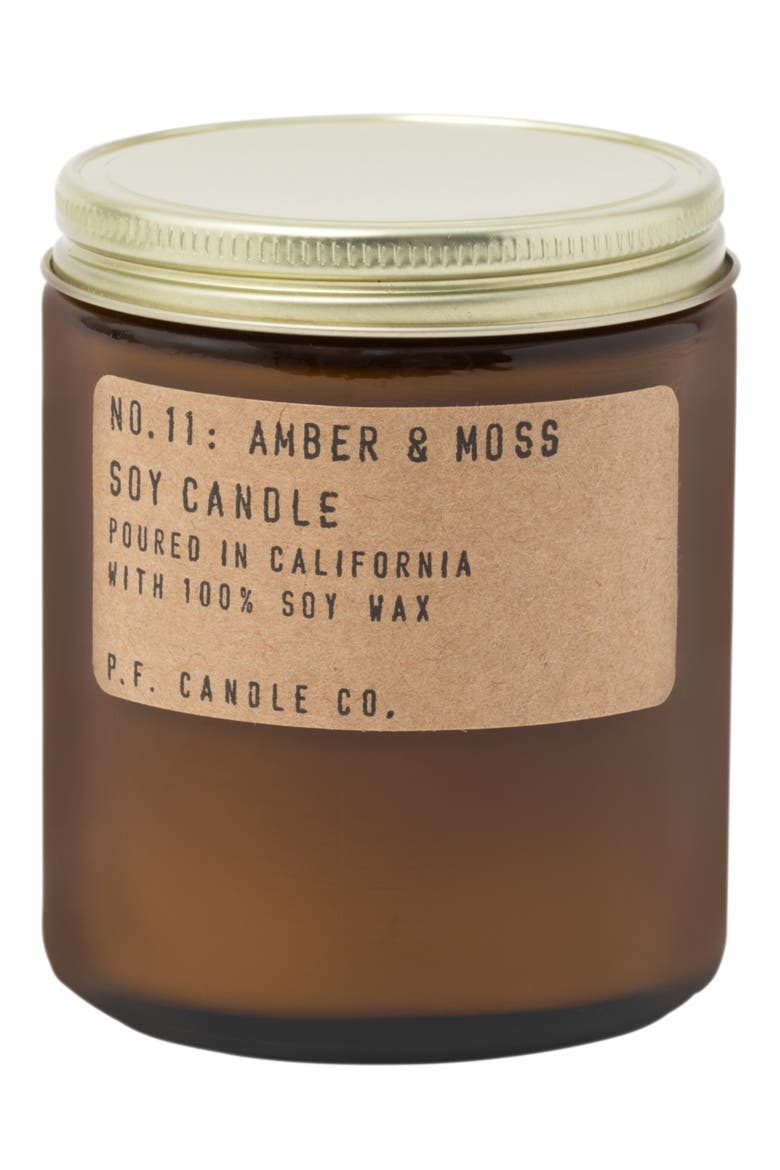Amber & Moss Candle, Main, color, AMBER AND MOSS