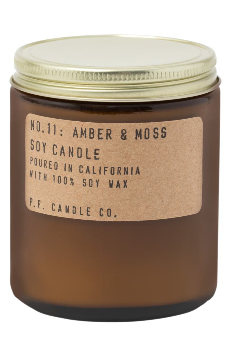 P.F. Candle Co. Amber & Moss Candle, Main, color, Amber And Moss