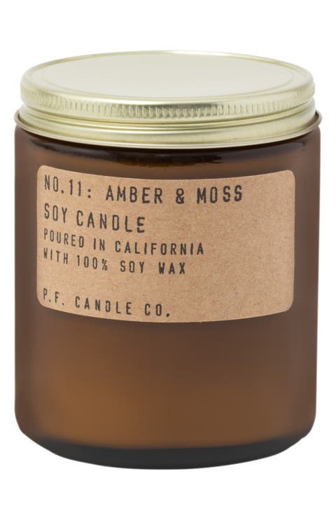 Amber & Moss Candle