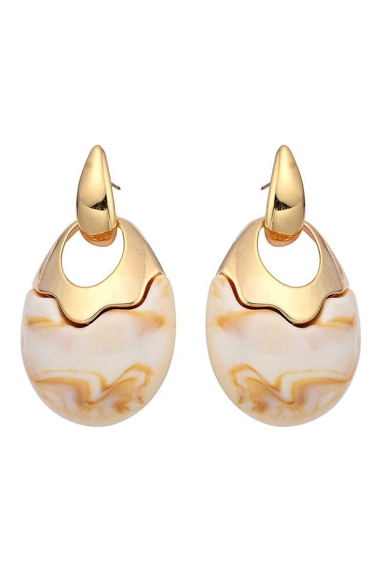 Johanna Statement Drop Earrings, Alternate, color, GOLD
