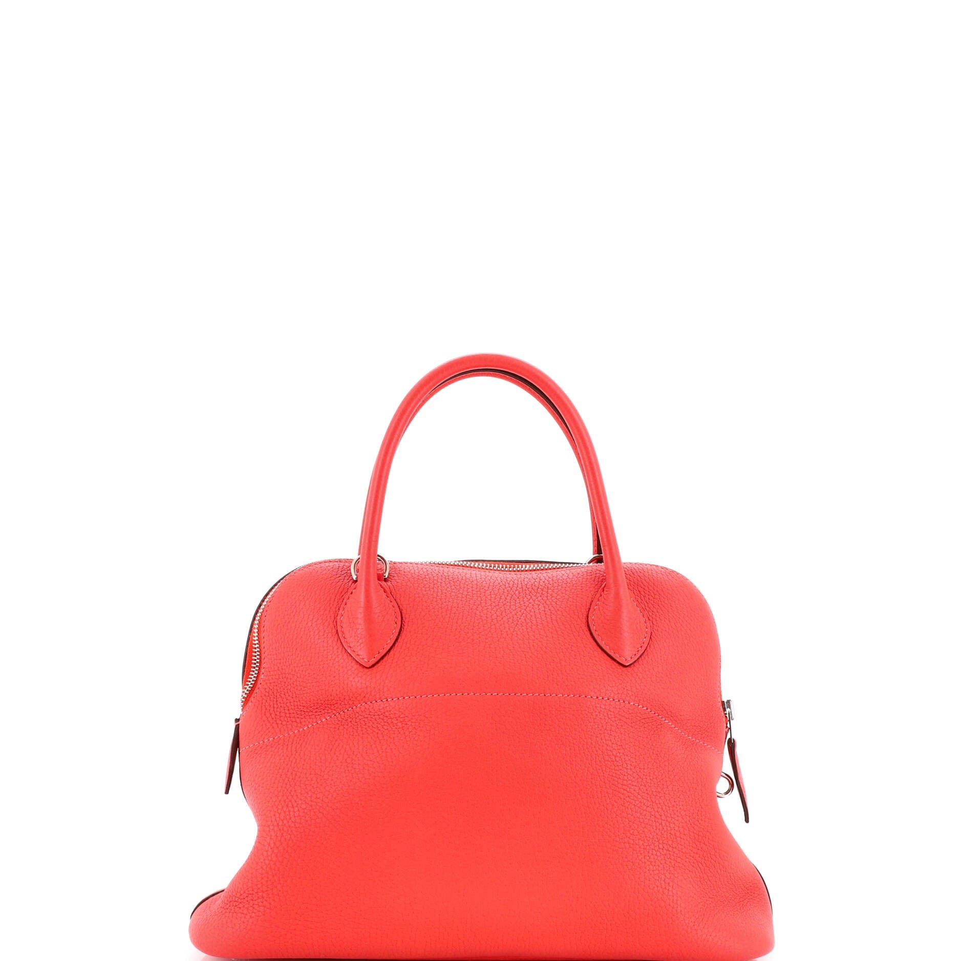 Pre-Owned Hermes Bolide Bag Clemence 31, Alternate, color, Rouge Pivoine