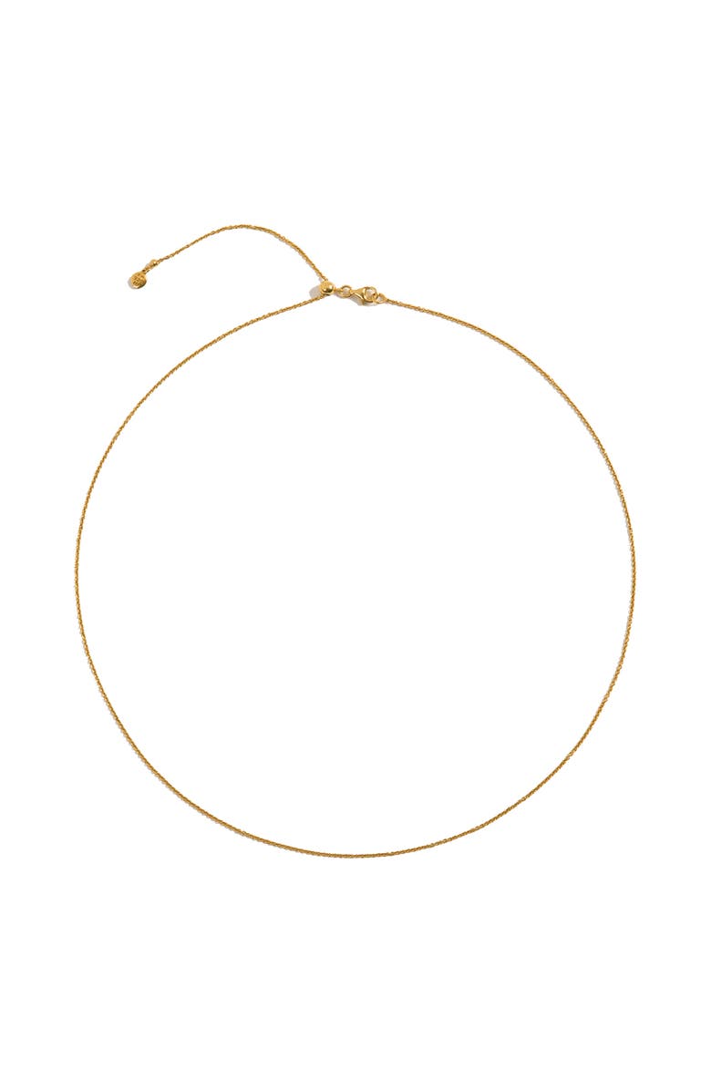 Freya Rose Adjustable Gold Chain Necklace, Main, color, Gold