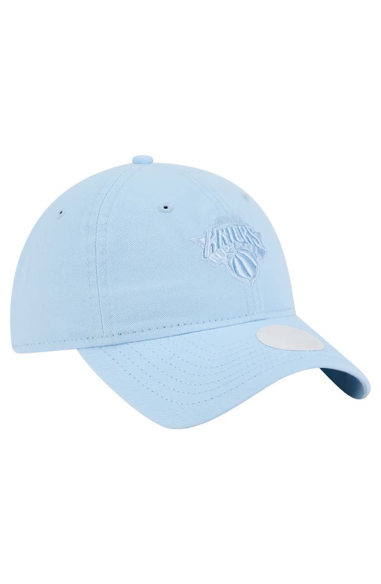 New Era Women's New Era Light Blue New York Knicks Colorpack 9TWENTY Adjustable Hat, Alternate, color, 