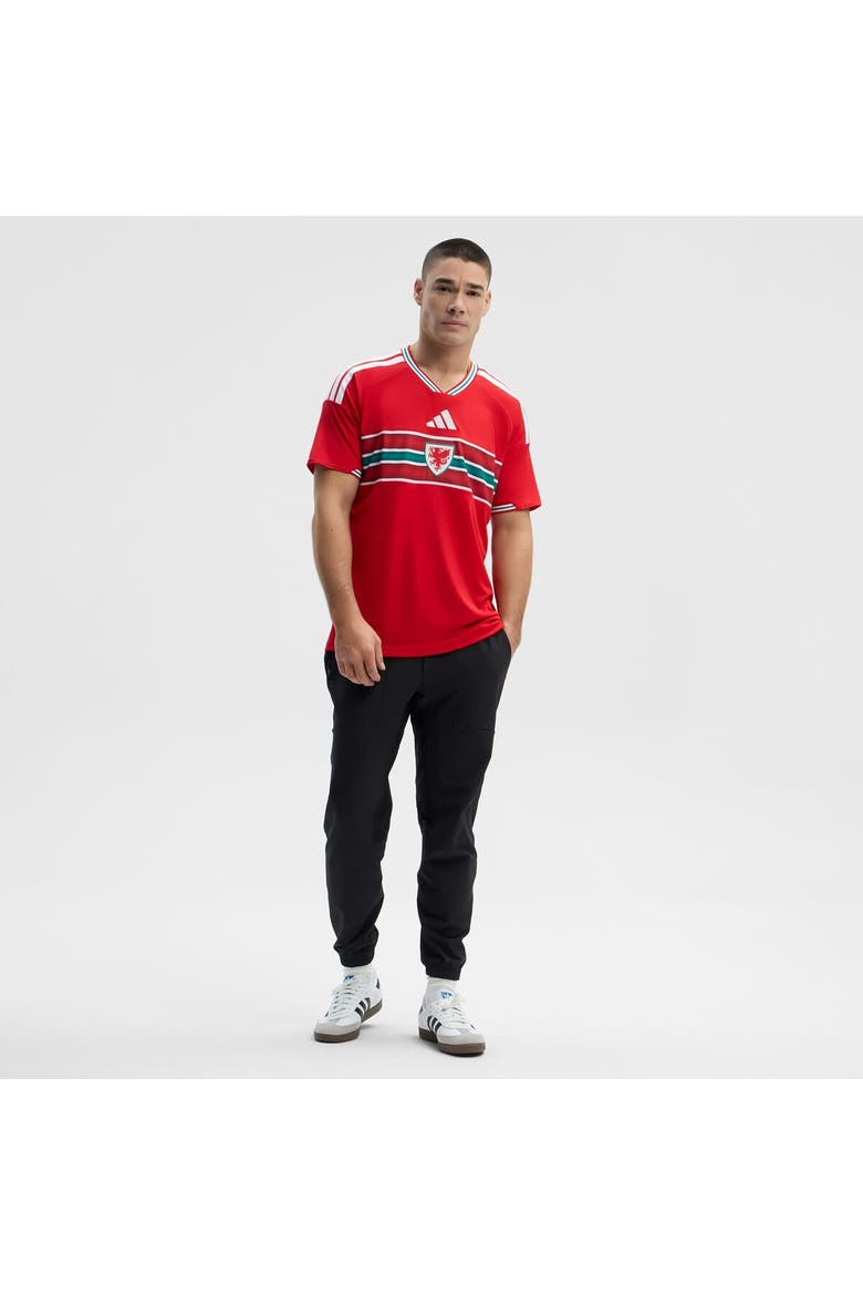 Men's adidas  Red Wales National Team FIFA x World Cup 2026 Home Replica Jersey, Alternate, color, Red