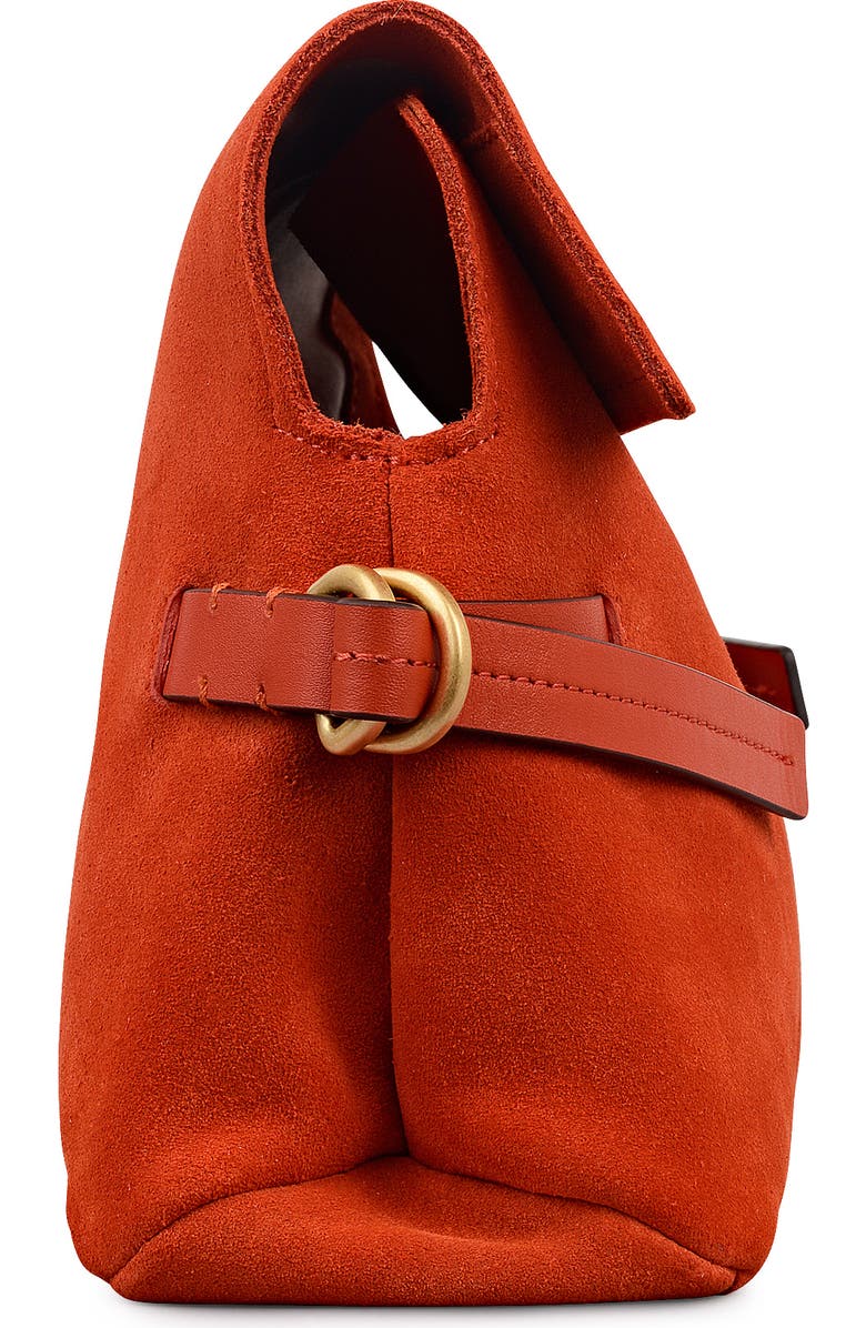 Radley Fleet Street - Suede Medium Flapover Clutch, Alternate, color,