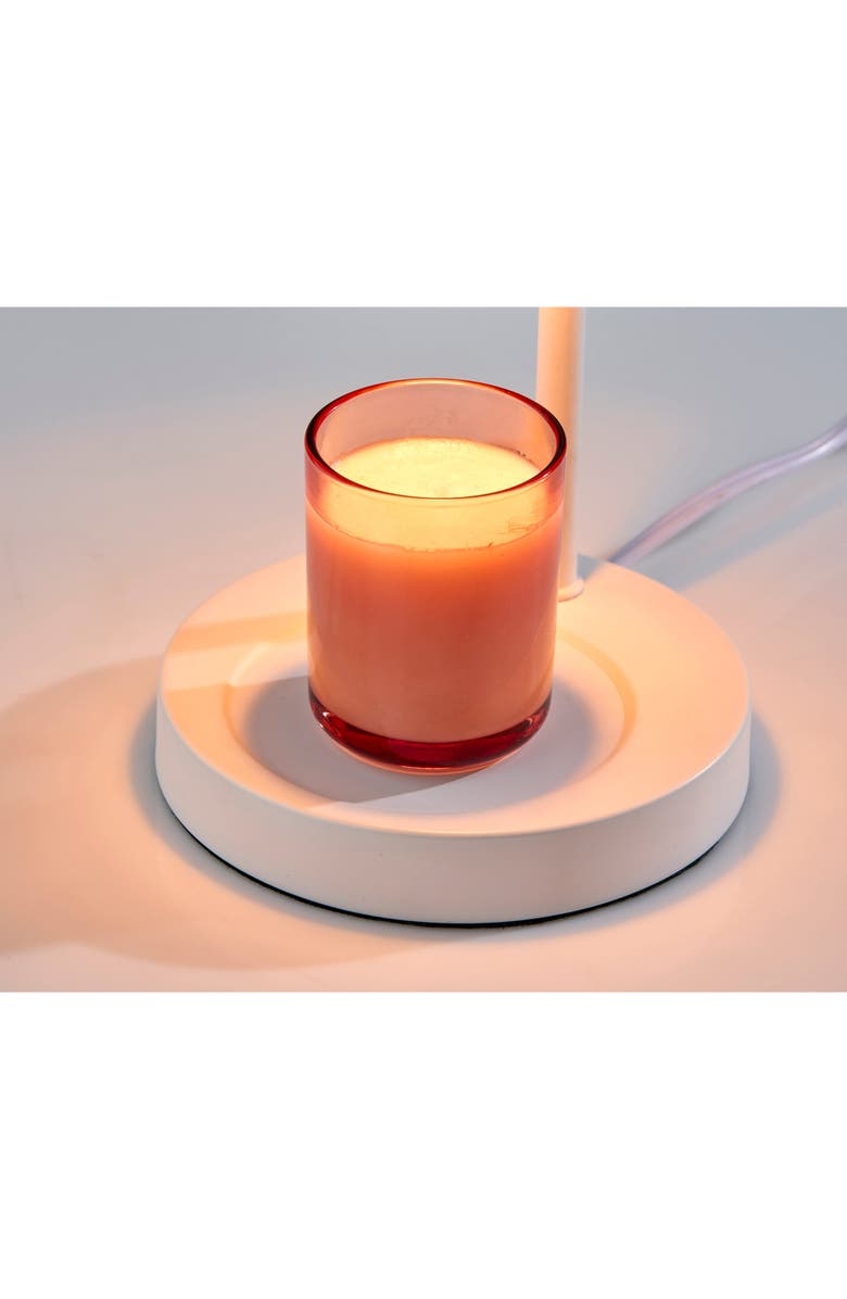 ADESSO LIGHTING Perry Candle Warmer Lamp, Alternate, color, White