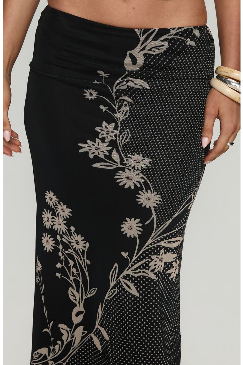 Dreamers Floral Mesh Maxi Skirt, Alternate, color, MULTI FLORAL