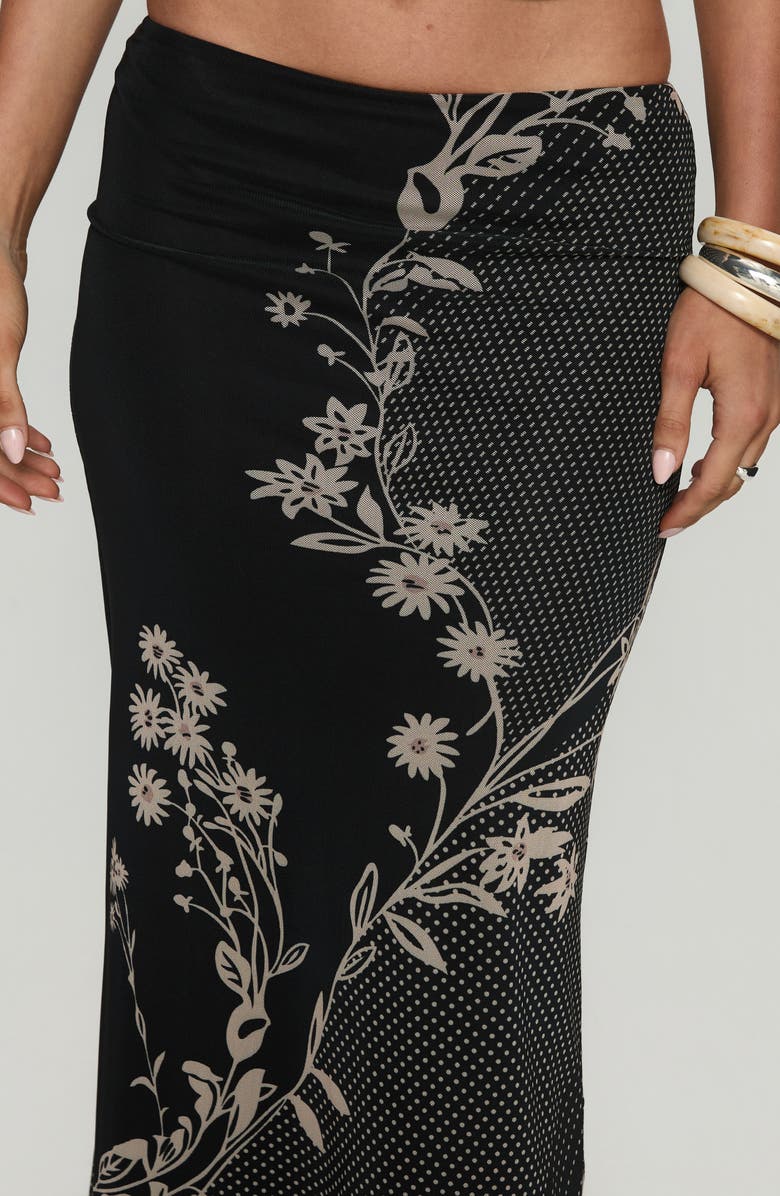 Princess Polly Dreamers Floral Mesh Maxi Skirt, Alternate, color, Multi Floral