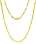SIMONA 14k Gold Fill Cuban Chain Necklace
