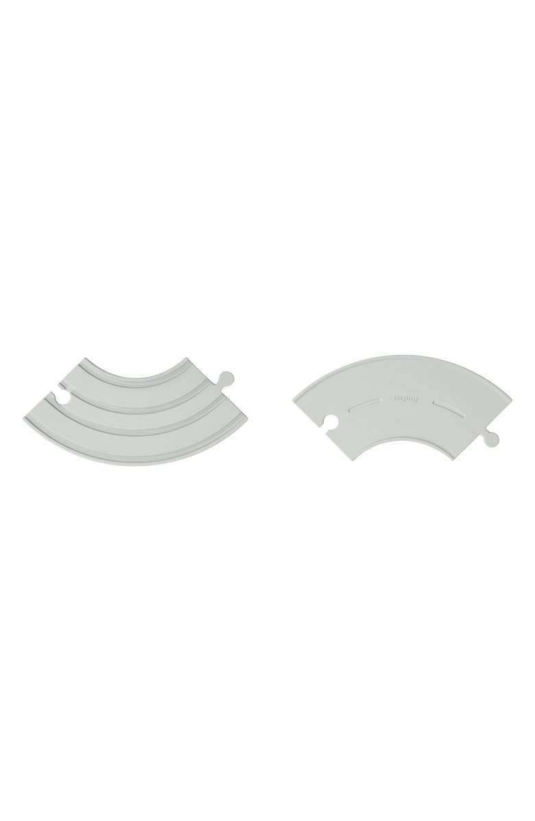 PlanToys<sup>®</sup> Rubber Road & Rail Extension Tracks, Alternate, color, White