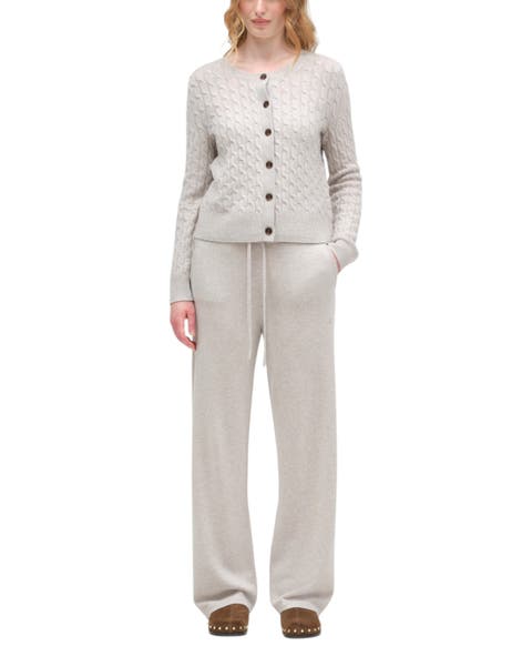 Pure Cashmere Cable Cardigan