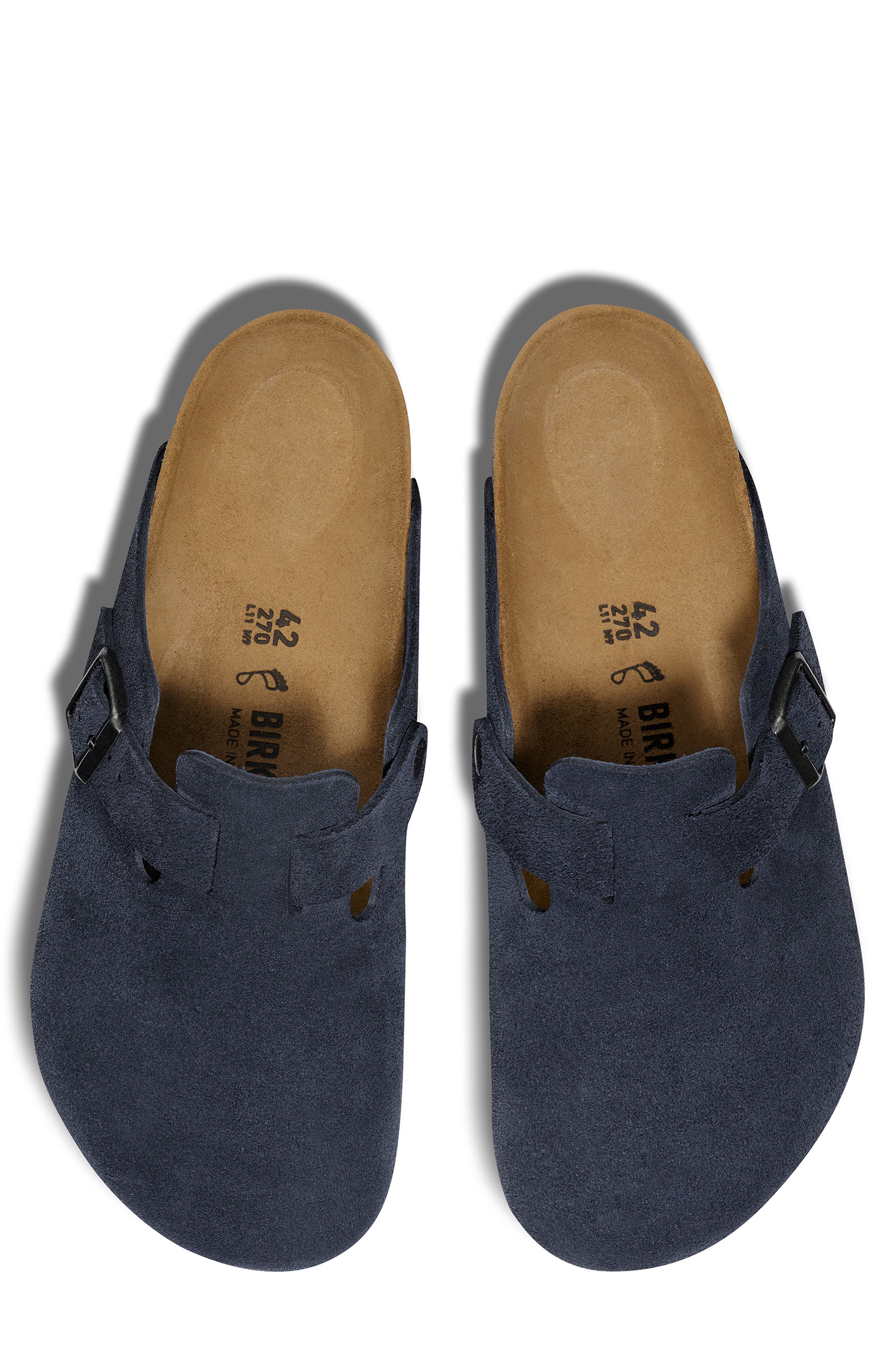 Boston Soft Clog, Alternate, color, ELEMENTAL BLUE SUEDE