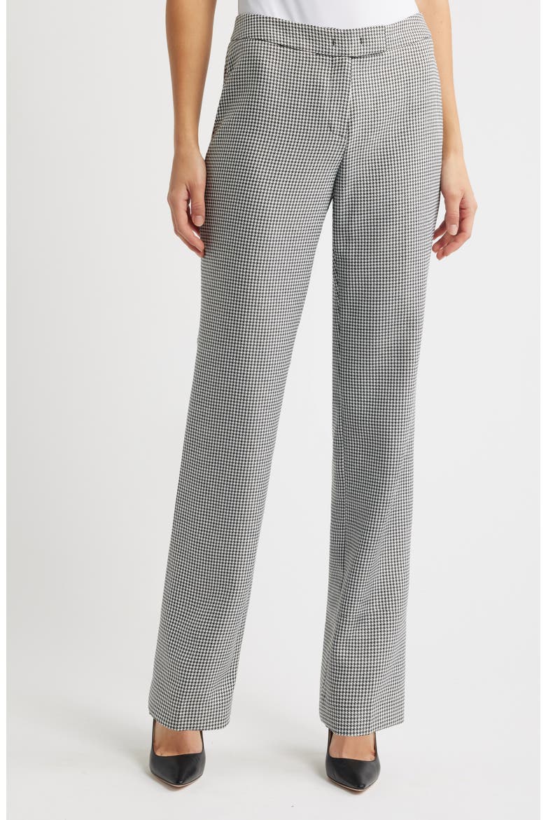 Mini Houndstooth Blazer, Skirt & Pants Set, Alternate, color, ANNE BLACK COMBO